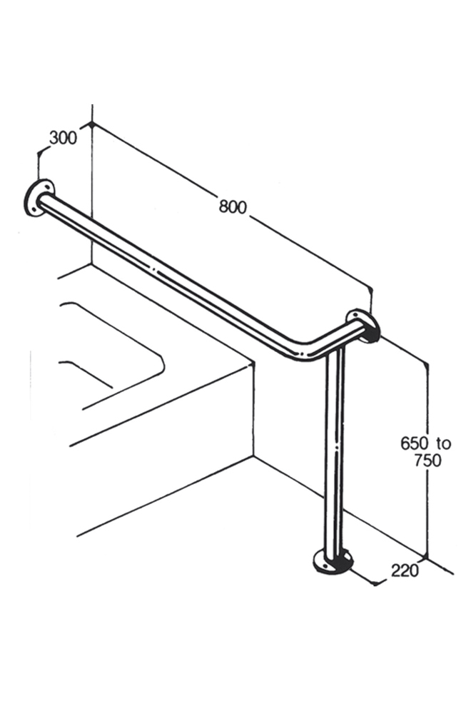 Bathroom Rail - Type 021